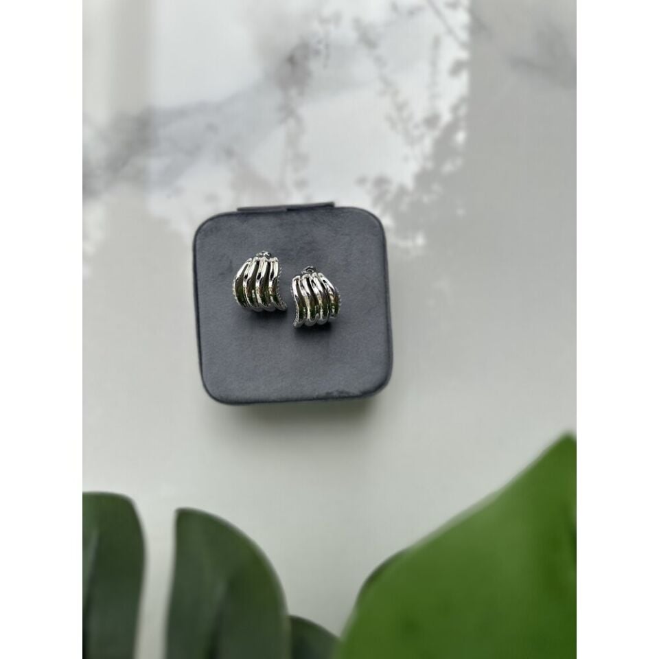 Lex Çelik Küpe (Silver Renk)