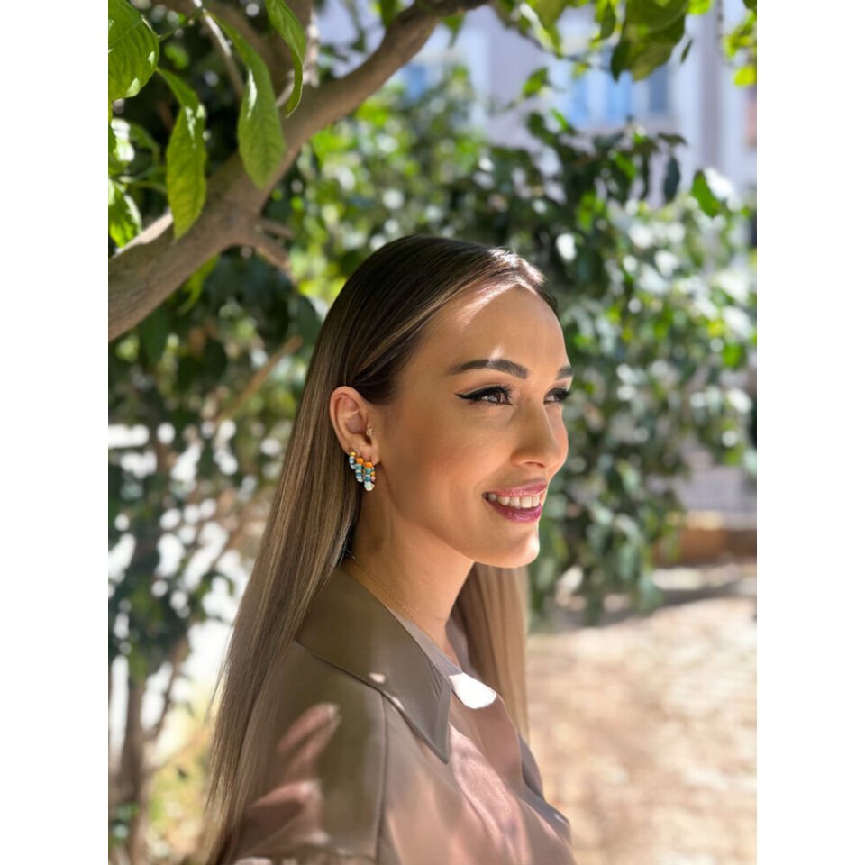 Babi 3’lü Çelik Küpe